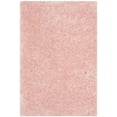 thumbnail image 1 of SAFAVIEH Arctic Giselle Solid Polyester Shag Area Rug, Pink, 4' x 6', 1 of 7