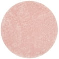 thumbnail image 1 of SAFAVIEH Arctic Giselle Solid Polyester Shag Area Rug, Pink, 7' x 7' Round, 1 of 7