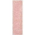 thumbnail image 1 of SAFAVIEH Arctic Giselle Solid Polyester Shag Runner Rug, Pink, 2'3" x 8' Runner, 1 of 6
