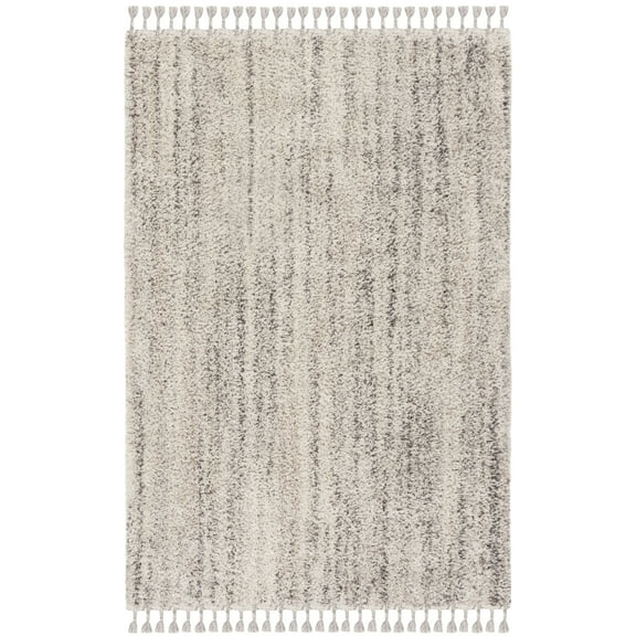 SAFAVIEH Arctic Shag Collection SG270G Handmade Grey Rug