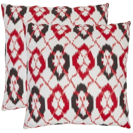 SAFAVIEH Argyle Pillow Set of 2 Red