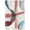 thumbnail image 1 of SAFAVIEH Aria Abram Abstract Area Rug, Ivory/Plum, 9' x 12', 1 of 8