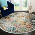 thumbnail image 1 of SAFAVIEH Aria Cian Geometric Floral Area Rug, Beige/Multi, 6'5" x 6'5" Round, 1 of 7
