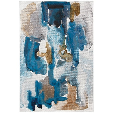 SAFAVIEH Aria Conchur Abstract Area Rug, Ivory/Navy, 8' x 10'