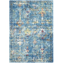 SAFAVIEH Aria Finola Geometric Area Rug, Blue/Multi, 3' x 5'