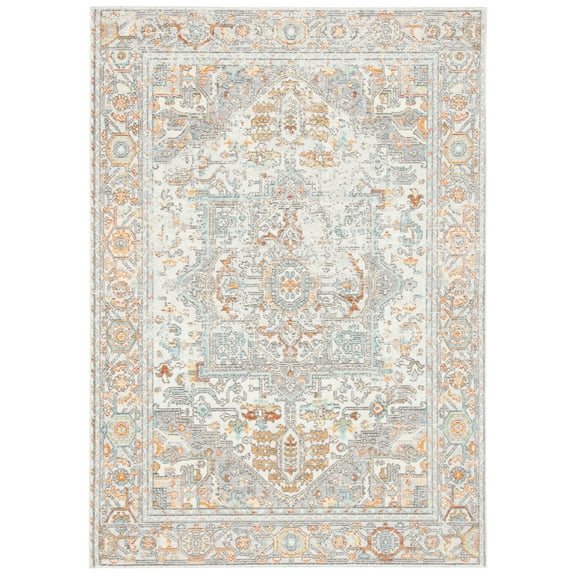 SAFAVIEH Aria Gligor Oriental Area Rug, Beige/Grey, 5'3" x 7'7"