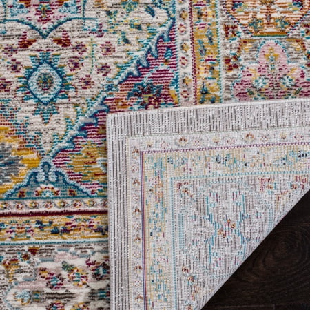 SAFAVIEH Aria Jarvis Traditional Area Rug, Cream/Multi, 5'1" x 7'6"