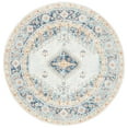 thumbnail image 1 of SAFAVIEH Aria Jina Oriental Area Rug, Ivory/Navy, 6'7" x 6'7" Round, 1 of 8