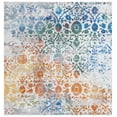 thumbnail image 1 of SAFAVIEH Aria Leonard Floral Area Rug, Grey/Green, 6'5" x 6'5" Square, 1 of 8