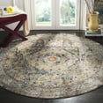 thumbnail image 1 of SAFAVIEH Aria Lucy Traditional Area Rug, Blue/Multi, 6'5" x 6'5" Round, 1 of 6
