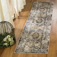 thumbnail image 1 of SAFAVIEH Aria Lucy Traditional Runner Rug, Blue/Multi, 2' x 8', 1 of 6