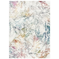 SAFAVIEH Aria Rebecca Floral Area Rug, Ivory/Blue, 8' x 10'