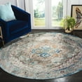 thumbnail image 1 of SAFAVIEH Aria Rionach Oriental Area Rug, Beige/Blue, 6'5" x 6'5" Round, 1 of 6