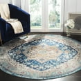 thumbnail image 1 of SAFAVIEH Aria Rionach Oriental Area Rug, Blue/Beige, 6'5" x 6'5" Round, 1 of 6