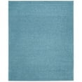 thumbnail image 1 of SAFAVIEH Arizona Cady Solid Shag Area Rug, Aqua, 8' x 10', 1 of 12