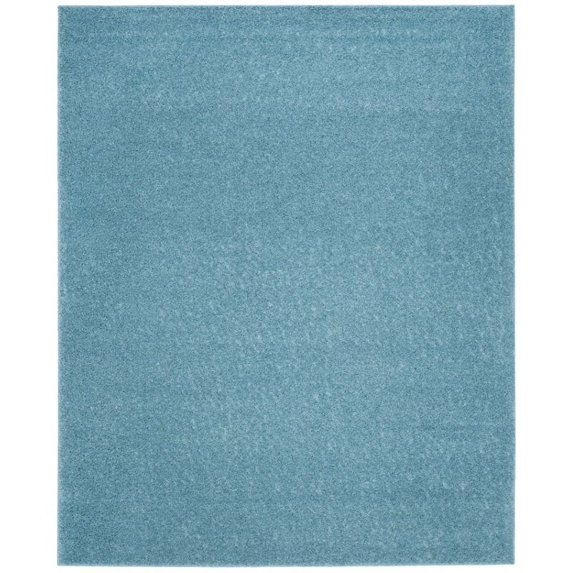 SAFAVIEH Arizona Cady Solid Shag Area Rug, Aqua, 8' x 10'