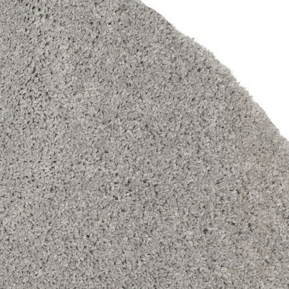 SAFAVIEH Arizona Cady Solid Shag Area Rug, Light Grey, 5'1" x 7'6"