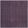thumbnail image 1 of SAFAVIEH Arizona Cady Solid Shag Area Rug, Purple, 6'7" x 6'7" Square, 1 of 12