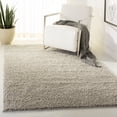 thumbnail image 1 of SAFAVIEH Arizona Cady Solid Shag Area Rug, Silver, 6'7" x 9'2", 1 of 12