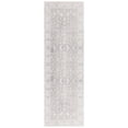 thumbnail image 1 of SAFAVIEH Arizona Chadwick Floral Machine Washable Runner Rug, Gray/Ivory, 2'6" x 8', 1 of 8
