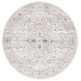 thumbnail image 1 of SAFAVIEH Arizona Gorica Distressed Polyester Machine Washable Area Rug, Peach/Beige, 6' x 6' Round, 1 of 7
