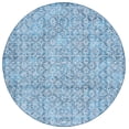 thumbnail image 1 of SAFAVIEH Arizona Jessica Distressed Machine Washable Area Rug, Blue/Grey, 6' x 6' Round, 1 of 8