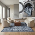 thumbnail image 1 of SAFAVIEH Arizona Macedonia Oriental Machine Washable Area Rug, Grey Green/Ivory, 3' x 5', 1 of 13