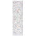 thumbnail image 1 of SAFAVIEH Arizona Mia Medallion Machine Washable Runner Rug, Turquoise/Rust, 2'6" x 8', 1 of 6