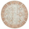 thumbnail image 1 of SAFAVIEH Arizona Phylliss Distressed Machine Washable Area Rug, Rust/Sage, 6' x 6' Round, 1 of 11