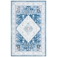 thumbnail image 1 of SAFAVIEH Arizona Roderick Oriental Machine Washable Area Rug, Navy/Ivory, 9' x 12', 1 of 7