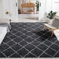 thumbnail image 1 of SAFAVIEH Arizona Shag ASG742C Anthracite / Beige Rug, 1 of 8