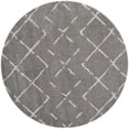 thumbnail image 1 of SAFAVIEH Arizona Shag Collection ASG743D Grey / Ivory Rug, 1 of 12