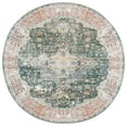 thumbnail image 1 of SAFAVIEH Arizona Shirley Oriental Machine Washable Area Rug, Green/Light Brown, 4' x 4' Round, 1 of 11