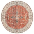 thumbnail image 1 of SAFAVIEH Arizona Shirley Oriental Machine Washable Area Rug, Rust/Beige, 6' x 6' Round, 1 of 8