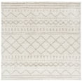 thumbnail image 1 of SAFAVIEH Arizona Teagan Geometric Shag Area Rug, Ivory/Beige, 9' x 9' Square, 1 of 9