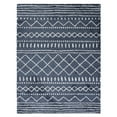 thumbnail image 1 of SAFAVIEH Arizona Teagan Geometric Shag Area Rug, Slate Blue/Ivory, 9' x 12', 1 of 8