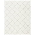thumbnail image 1 of SAFAVIEH Arizona Wayra Geometric Shag Area Rug, Ivory/Beige, 10' x 14', 1 of 6