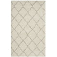thumbnail image 1 of SAFAVIEH Arizona Wayra Geometric Shag Area Rug, Ivory/Beige, 2'3" x 4', 1 of 6