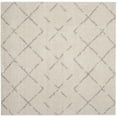 thumbnail image 1 of SAFAVIEH Arizona Zarif Geometric Shag Area Rug, Ivory/Beige, 5'1" x 5'1" Square, 1 of 6