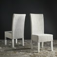 thumbnail image 1 of SAFAVIEH Arjun 18''H Wicker Dining Chair White, 1 of 7