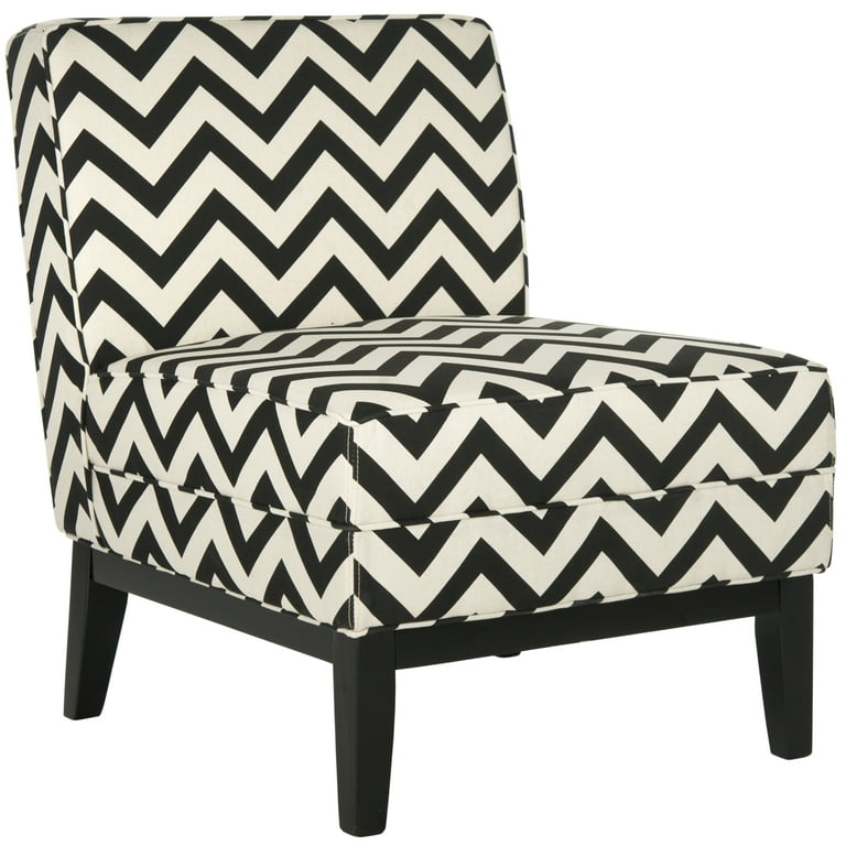 Safavieh Armond Chair Black White