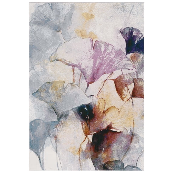 SAFAVIEH Art Studio Arnold Floral Area Rug, Ivory/Rust, 4' x 6'
