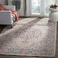 thumbnail image 1 of SAFAVIEH Artisan Flora Traditional Area Rug, Light Grey/Light Blue, 6'7" x 9', 1 of 6