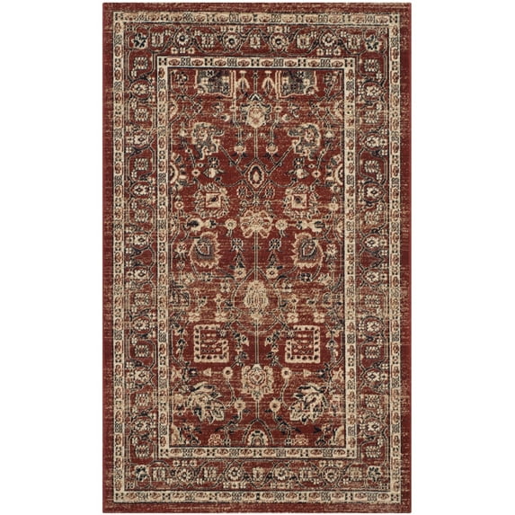SAFAVIEH Artisan Malandra Floral Bordered Area Rug, Rust, 8' x 10'