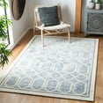 thumbnail image 1 of SAFAVIEH Artistry Jorie Geometric Area Rug, Ivory/Blue, 5' x 8', 1 of 10