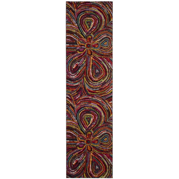 SAFAVIEH Aruba Georiana Geometric Runner Rug, Multi, 2'3" x 5'