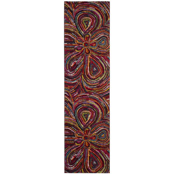 SAFAVIEH Aruba Georiana Geometric Runner Rug, Multi, 2'3" x 6'