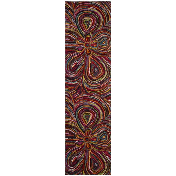 SAFAVIEH Aruba Georiana Geometric Runner Rug, Multi, 2'3" x 7'