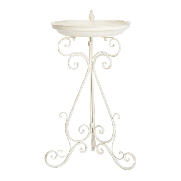 Safavieh Ashlan Weatherproof Metal Bird Bath Basin Traditional, 1 Pack