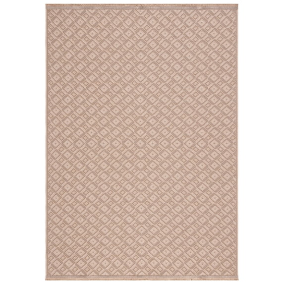 SAFAVIEH Aspect Dionne Diamond Area Rug, Natural/Ivory, 8'6" x 12'